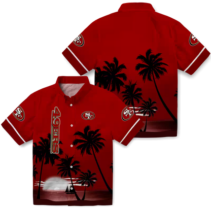 SF x NFL Hawaiian Shirt ’??? Beach Sunset DATND TANTD 270526