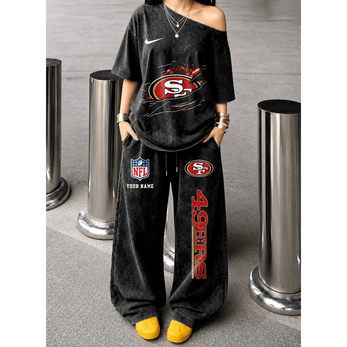 SF x NFL Relaxed Fit Two Piece Sportswear Set