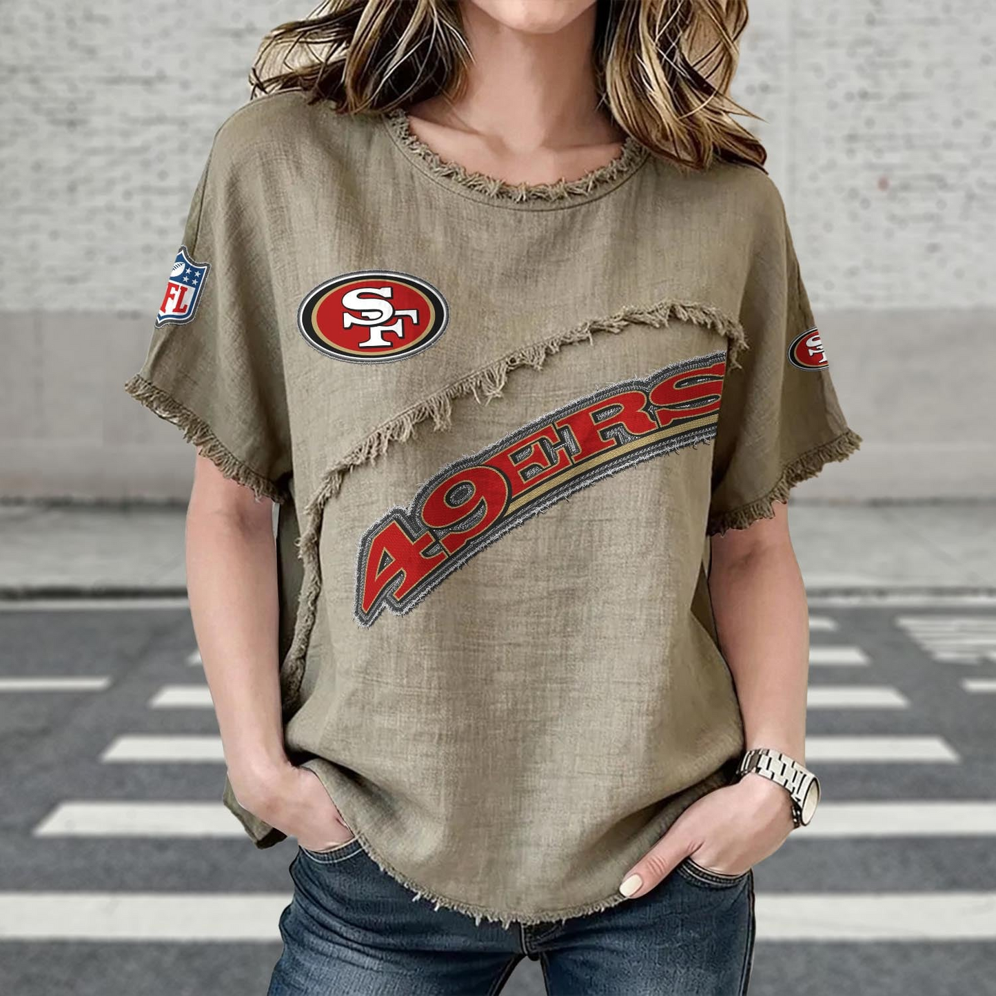 SF x NFL Women’???s Vintage O-Neck 2905 DatND DVT