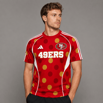 SF49 Premium NFL Game Day Polka Dot Sports Jersey Shirt