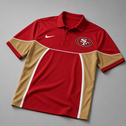 SF49 Premium NFL Personalized Sports Style Polo Shirt