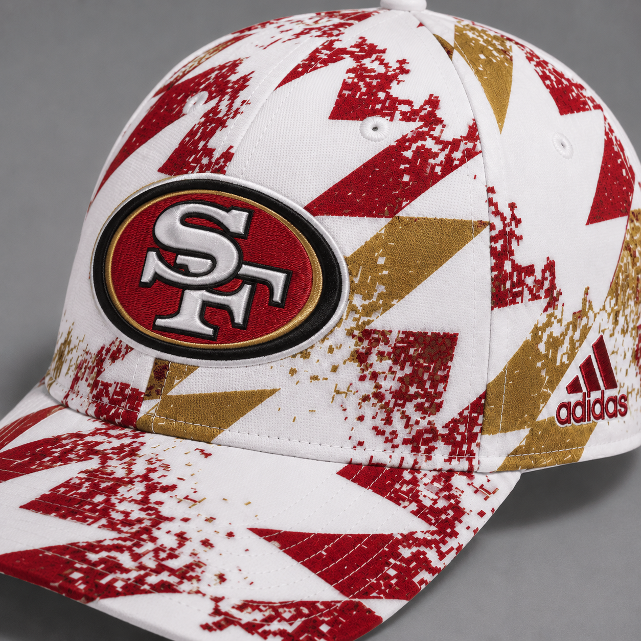 SF49 Premium NFL Sports Fan Geometric Pattern Baseball Cap