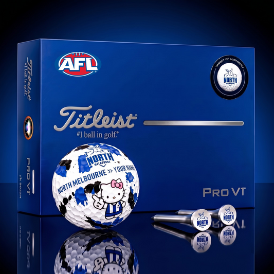 SIGNATURE AFL X NM HELLO KITTY 50TH ANNIVERSARY ELITE GOLF BALL SET – LIMITED EDITION