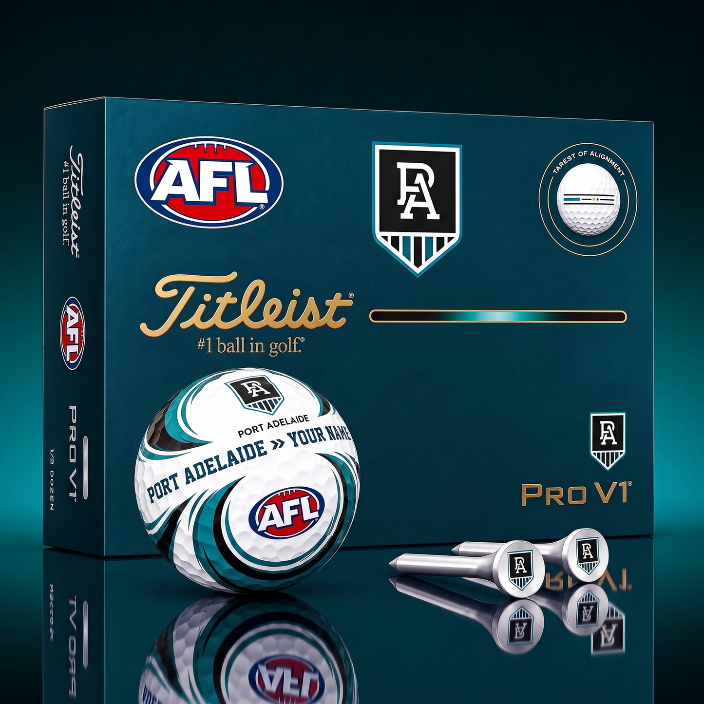 SIGNATURE AFL X PA DELUXE PERSONALIZED GOLF BALL SET LIMITED EDITION V3