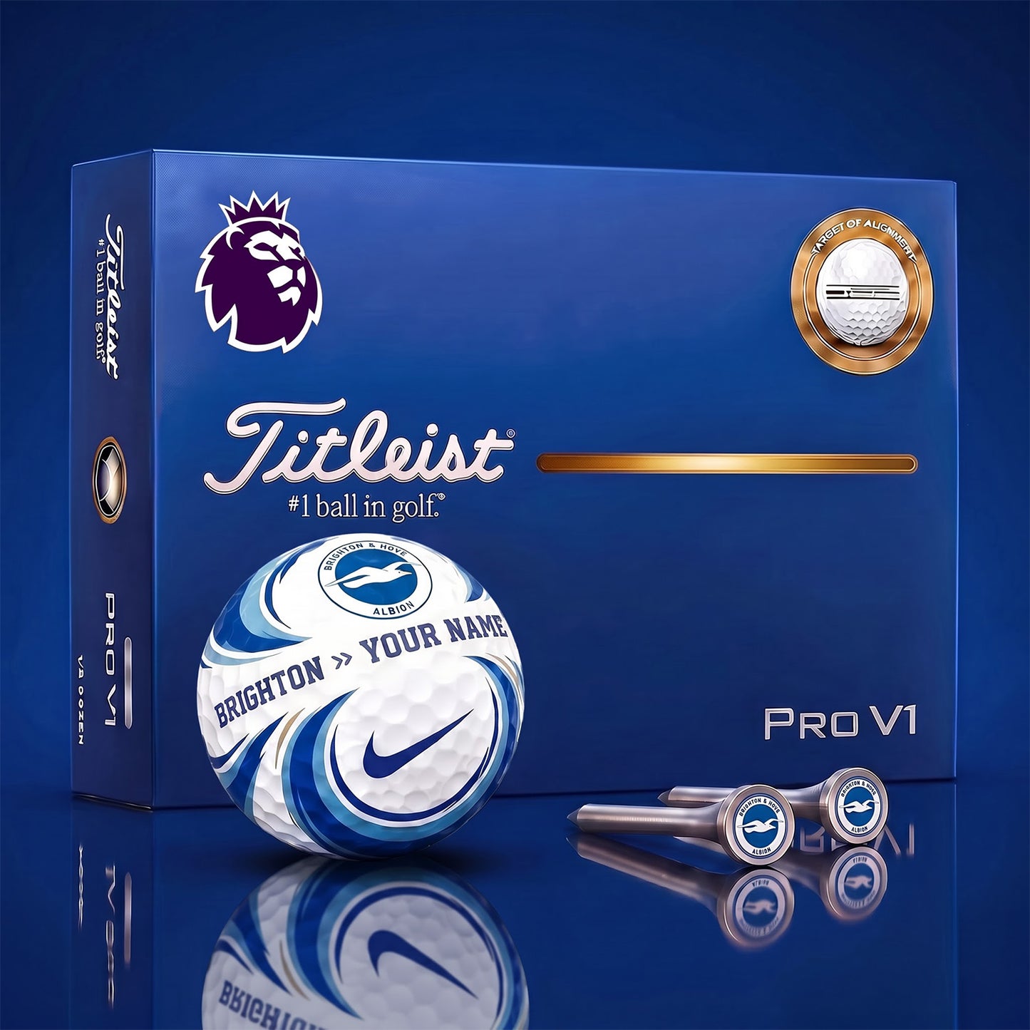 SIGNATURE EPL X BRI DELUXE PERSONALIZED GOLF BALL LIMITED EDITION V5