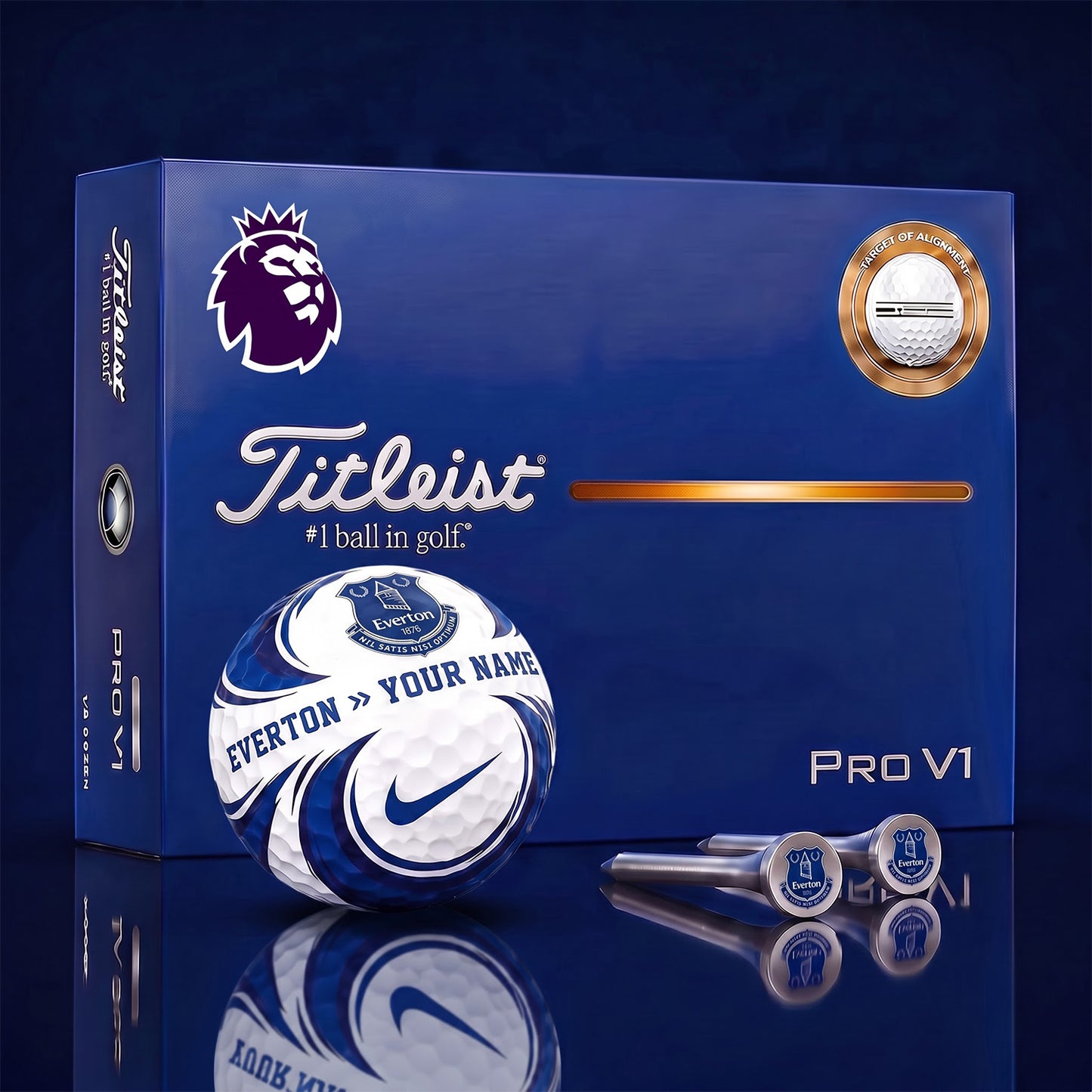 SIGNATURE EPL X EVE DELUXE PERSONALIZED GOLF BALL LIMITED EDITION V5