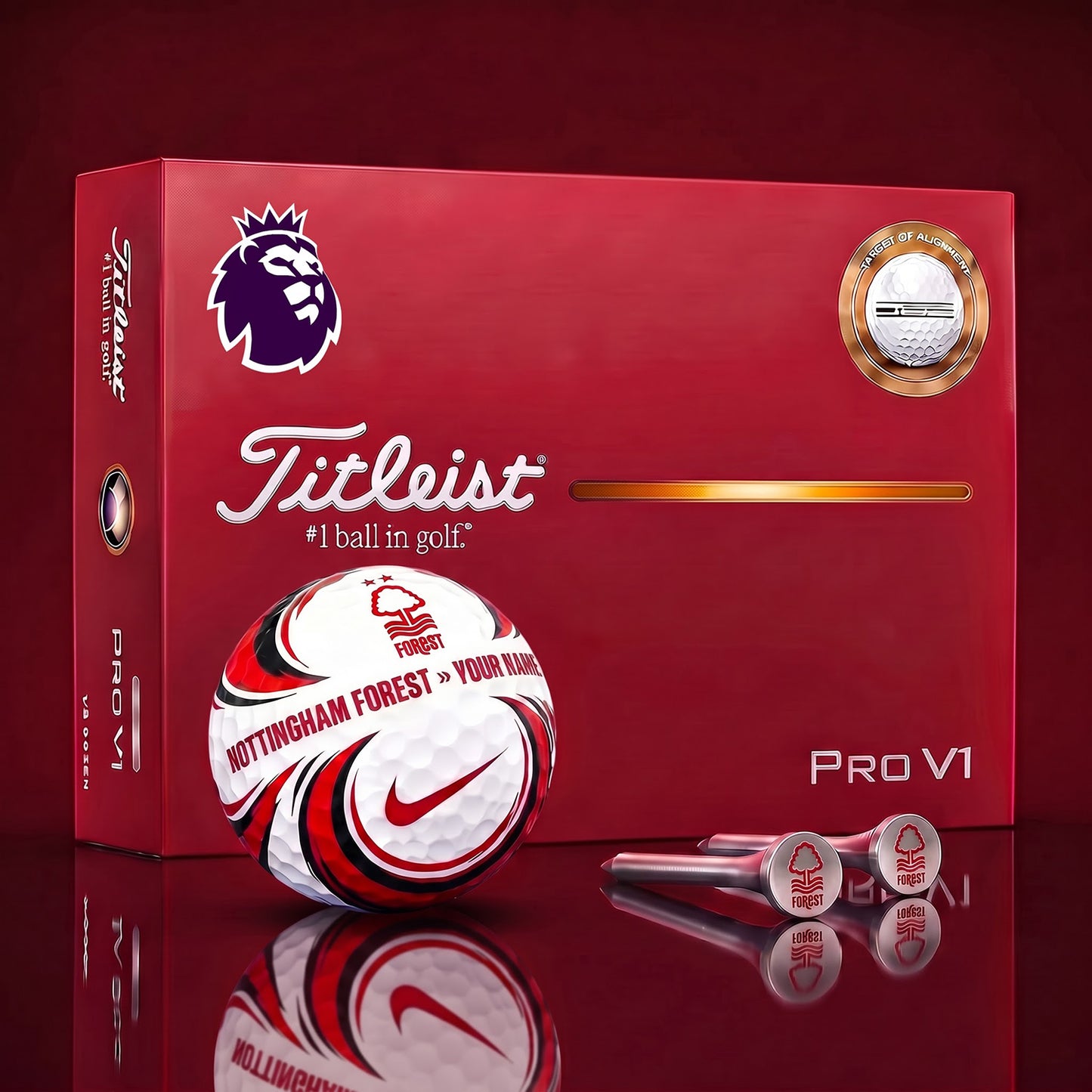 SIGNATURE EPL X NOT DELUXE PERSONALIZED GOLF BALL LIMITED EDITION V5