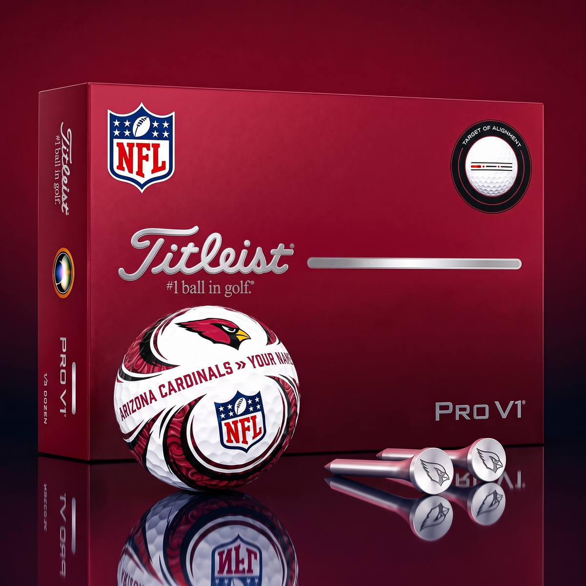 SIGNATURE NFL X AC DELUXE PERSONALIZED GOLF BALL  LIMITED EDITION V3
