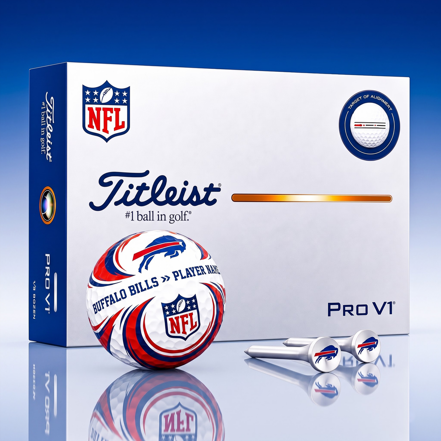 SIGNATURE NFL X BB DELUXE PERSONALIZED GOLF BALL SET LIMITED EDITION V3