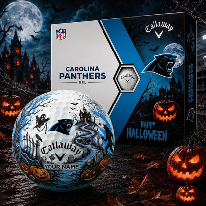 SIGNATURE NFL X CAR PERSONALIZED HALLOWEEN HAUNTED GOLF BALL – LIMITED EDITION