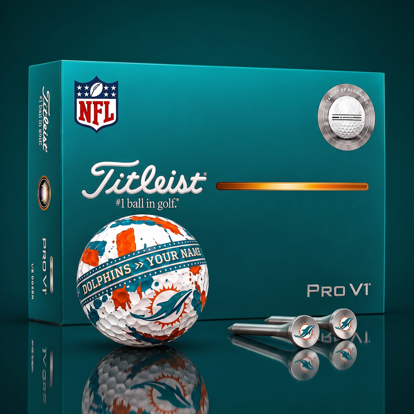 SIGNATURE NFL X MD DELUXE PERSONALIZED GOLF BALL SET LIMITED EDITION