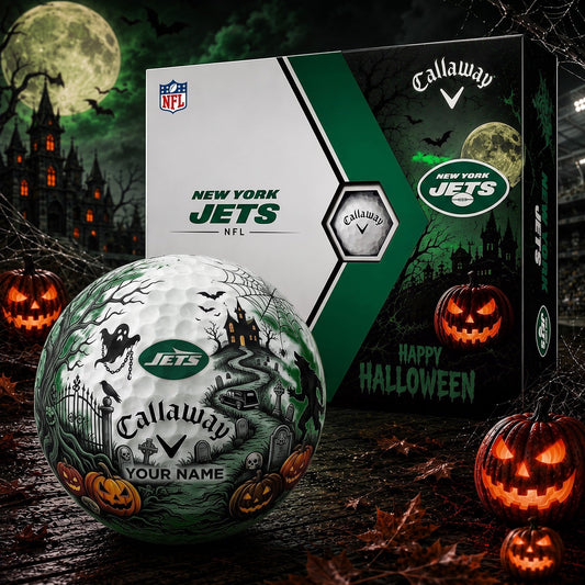 SIGNATURE NFL X NYJ PERSONALIZED HALLOWEEN HAUNTED GOLF BALL – LIMITED EDITION