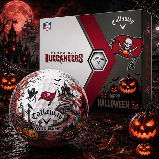 SIGNATURE NFL X TB PERSONALIZED HALLOWEEN HAUNTED GOLF BALL – LIMITED EDITION