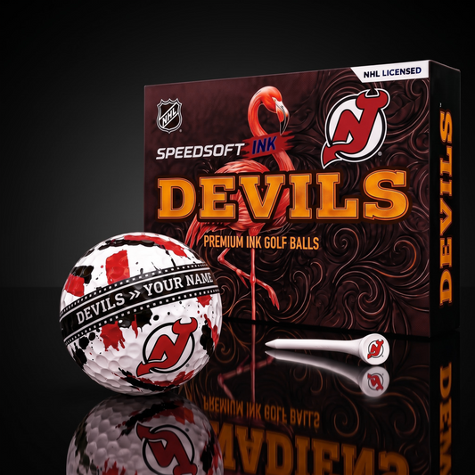SIGNATURE NHL X NJD DELUXE PERSONALIZED GOLF BALL SET LIMITED EDITION