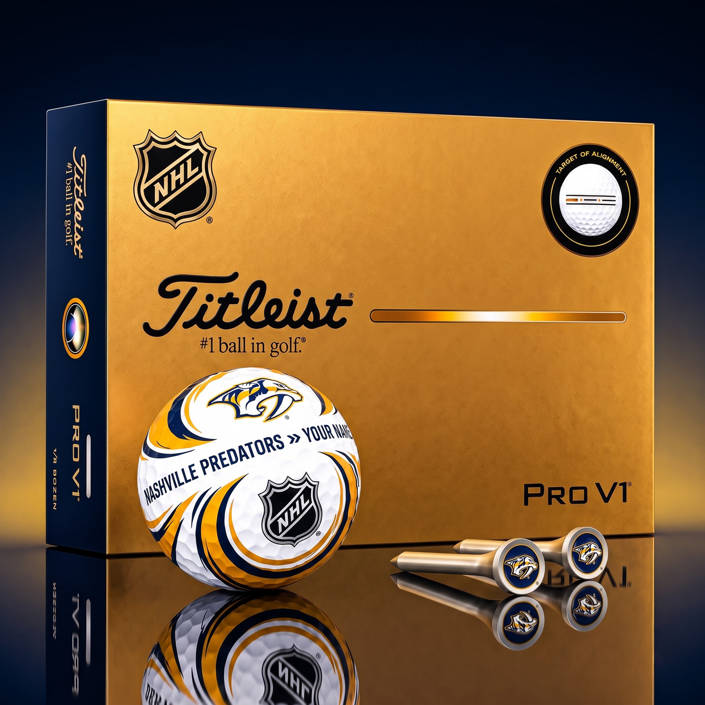 SIGNATURE NHL X NP DELUXE PERSONALIZED GOLF BALL SET LIMITED EDITION V3