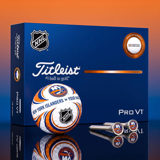 SIGNATURE NHL X NYI DELUXE PERSONALIZED GOLF BALL SET LIMITED EDITION V3