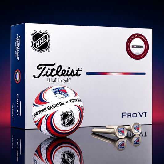 SIGNATURE NHL X NYR DELUXE PERSONALIZED GOLF BALL SET LIMITED EDITION V3