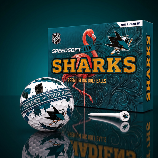 SIGNATURE NHL X SJS DELUXE PERSONALIZED GOLF BALL SET LIMITED EDITION