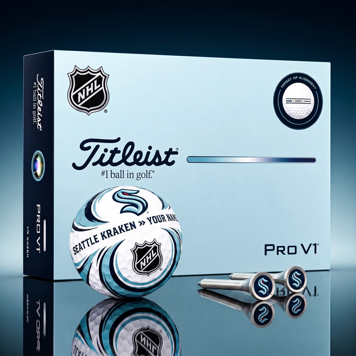SIGNATURE NHL X SK DELUXE PERSONALIZED GOLF BALL SET LIMITED EDITION V3