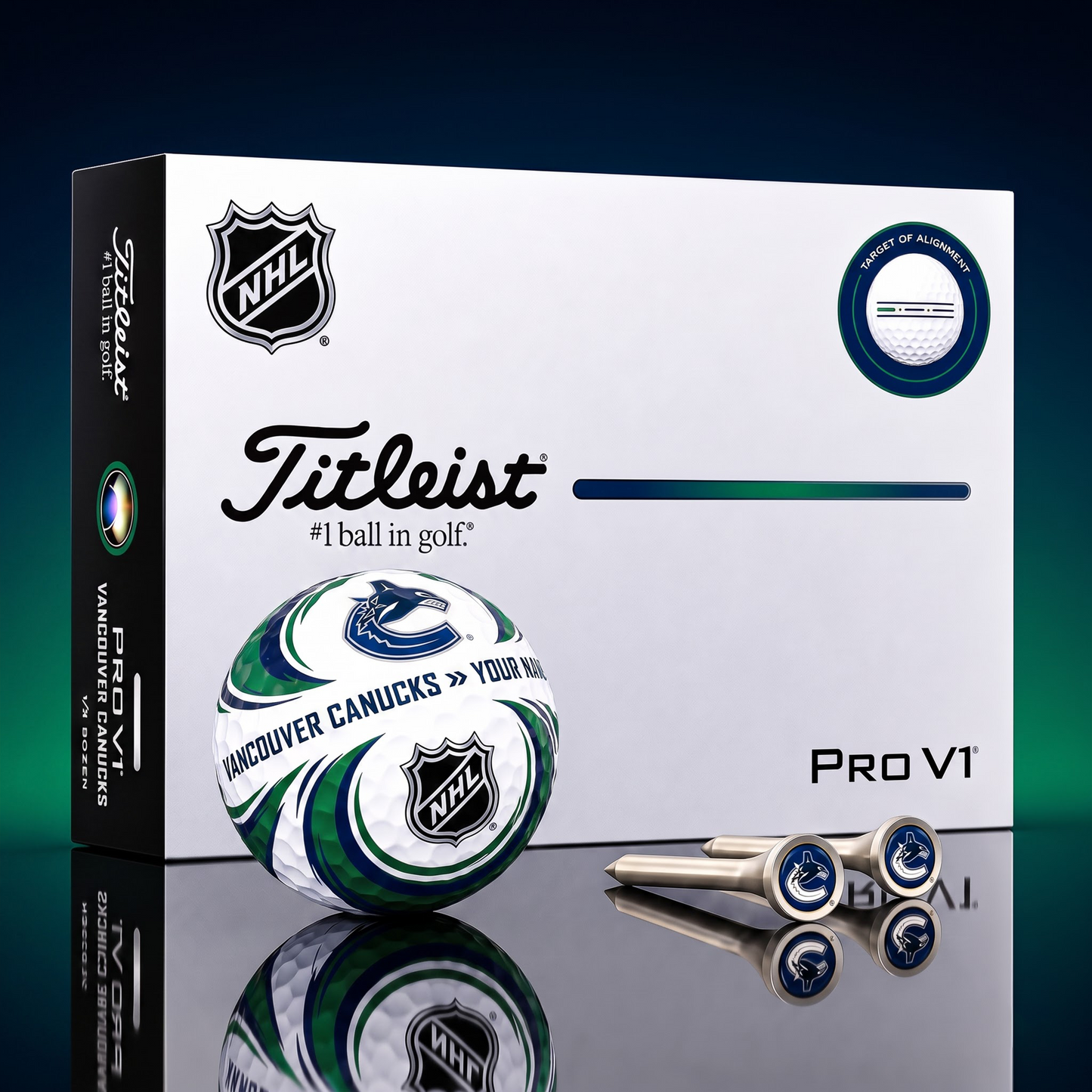 SIGNATURE NHL X VC DELUXE PERSONALIZED GOLF BALL SET LIMITED EDITION V3
