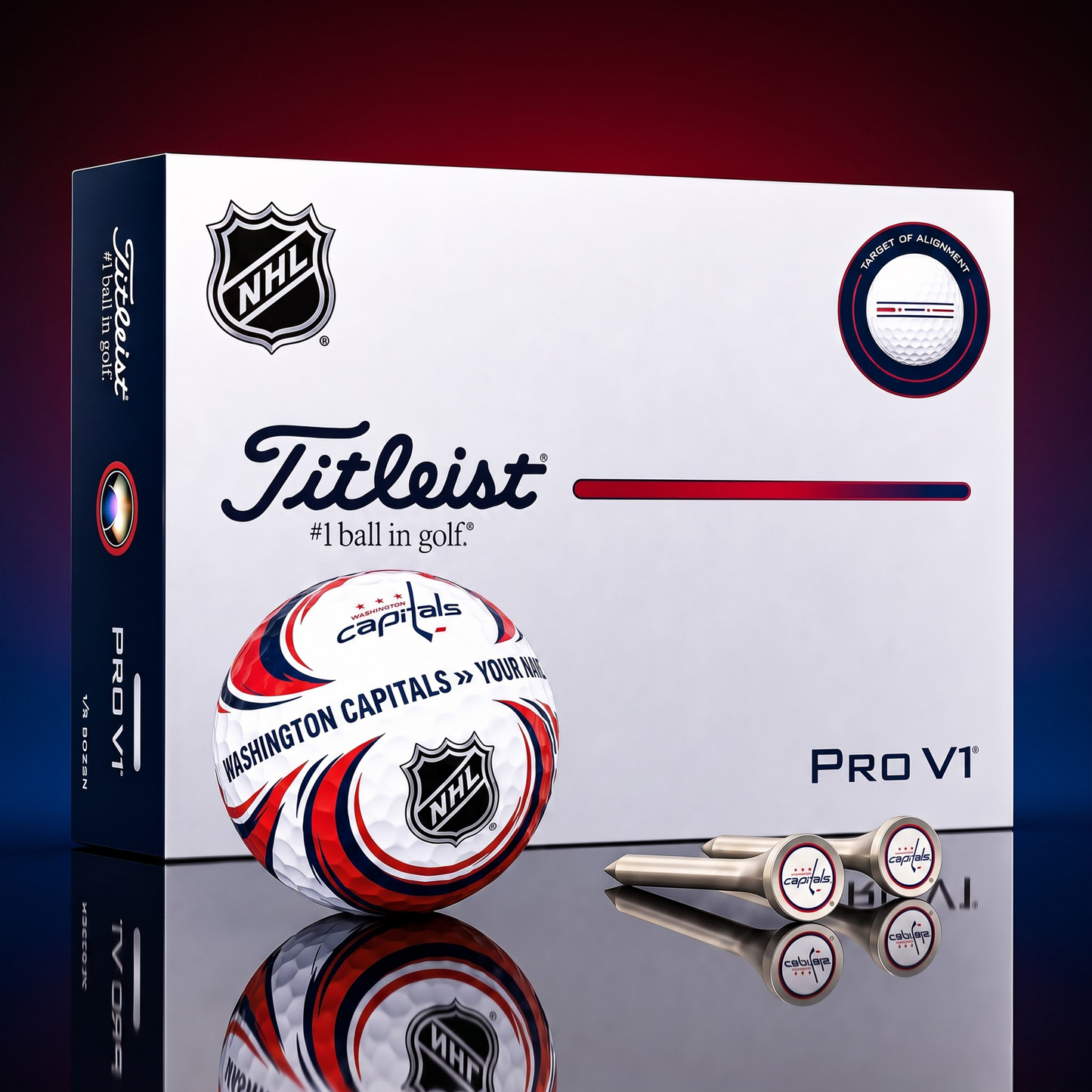SIGNATURE NHL X WC DELUXE PERSONALIZED GOLF BALL SET LIMITED EDITION V3