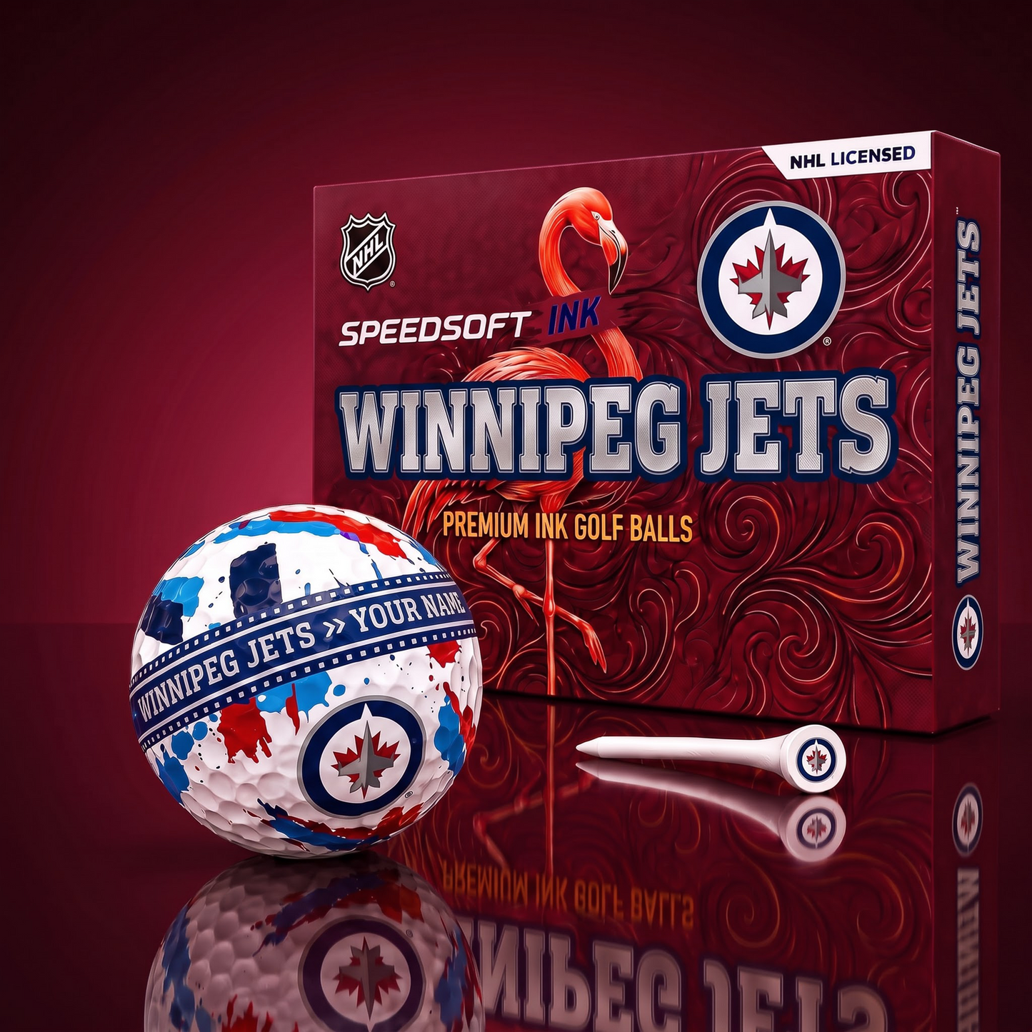 SIGNATURE NHL X WJ DELUXE PERSONALIZED GOLF BALL SET LIMITED EDITION