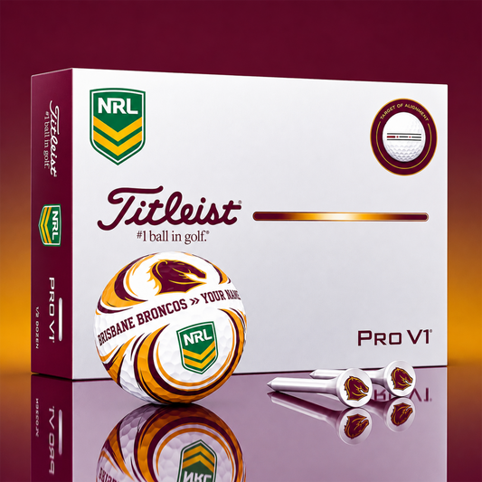 SIGNATURE NRL X BB DELUXE PERSONALIZED GOLF BALL SET LIMITED EDITION V3