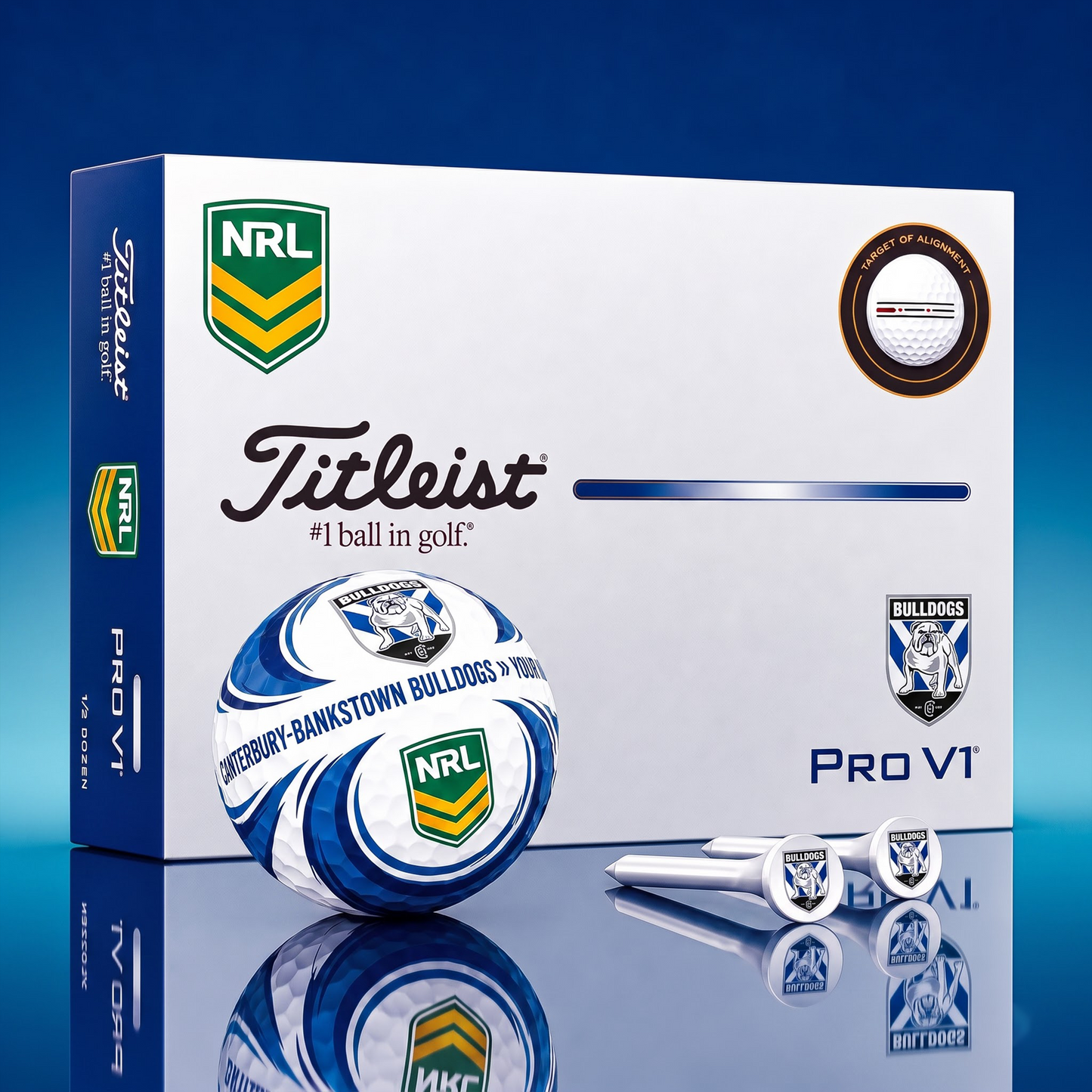 SIGNATURE NRL X CBB DELUXE PERSONALIZED GOLF BALL SET LIMITED EDITION V3