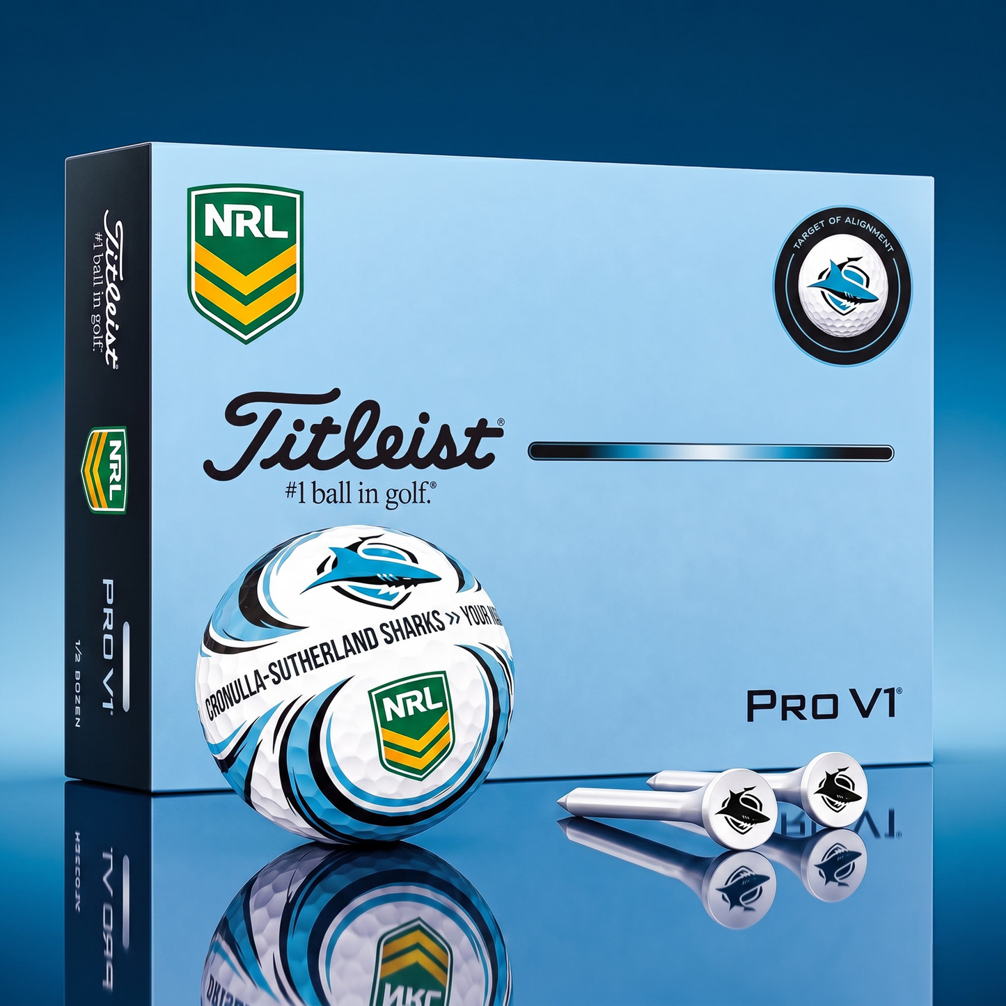 SIGNATURE NRL X CSS DELUXE PERSONALIZED GOLF BALL SET LIMITED EDITION V3