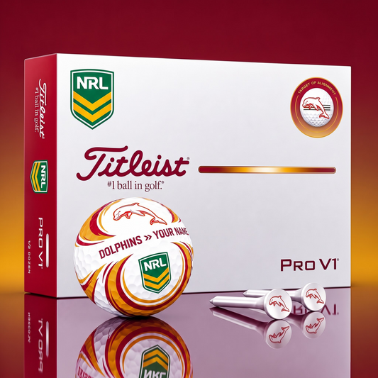 SIGNATURE NRL X DOL DELUXE PERSONALIZED GOLF BALL SET LIMITED EDITION V3