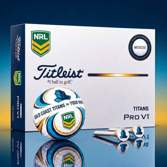 SIGNATURE NRL X GCT DELUXE PERSONALIZED GOLF BALL SET LIMITED EDITION V3