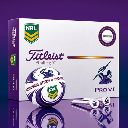 SIGNATURE NRL X MS DELUXE PERSONALIZED GOLF BALL SET LIMITED EDITION V3