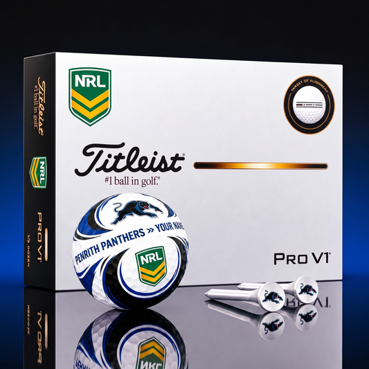 SIGNATURE NRL X PP DELUXE PERSONALIZED GOLF BALL SET LIMITED EDITION V3