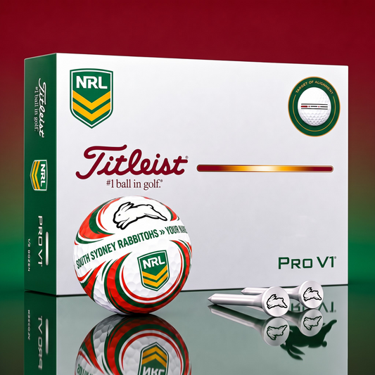 SIGNATURE NRL X SJS DELUXE PERSONALIZED GOLF BALL SET LIMITED EDITION V3