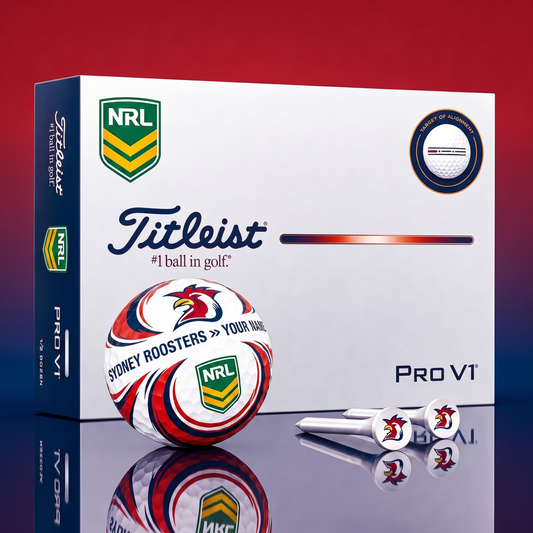 SIGNATURE NRL X SR DELUXE PERSONALIZED GOLF BALL SET LIMITED EDITION V3