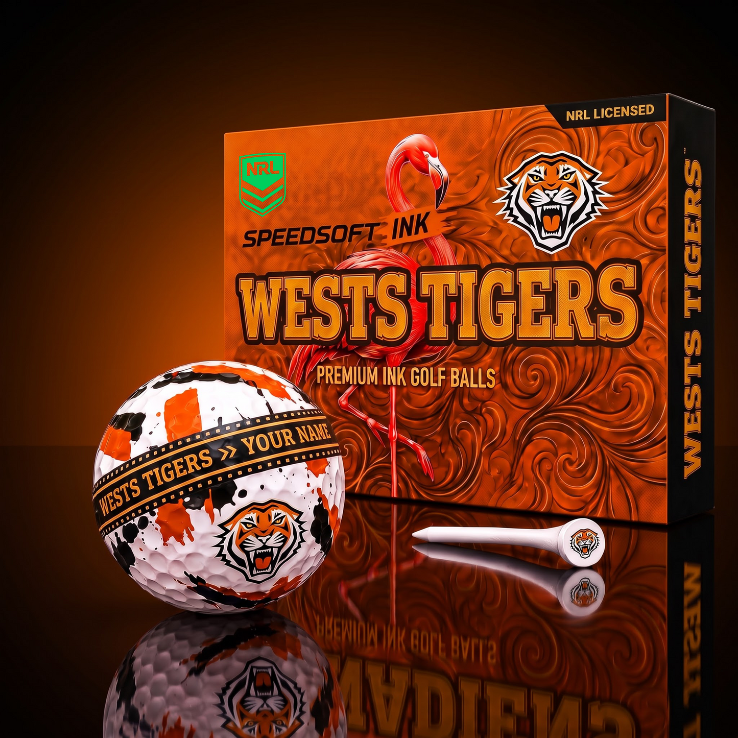 SIGNATURE NRL X WT CDELUXE PERSONALIZED GOLF BALL SET LIMITED EDITION NDT VHM 040826