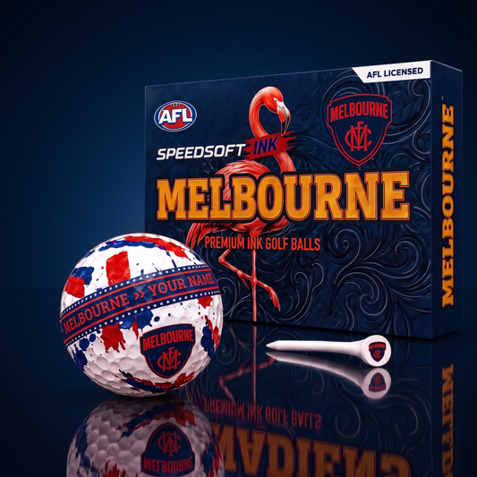 SIGNATURE AFL X MEL DELUXE PERSONALIZED GOLF BALL SET LIMITED EDITION NDT VHM 030826