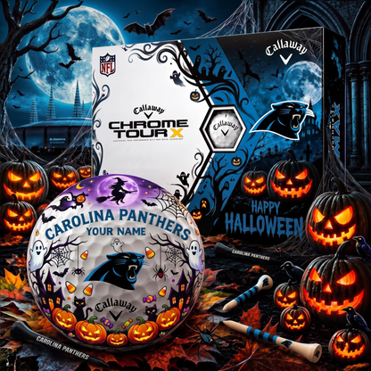 SIGNATURE NFL X CAR PERSONALIZED HALLOWEEN HAUNTED GOLF BALL – LIMITED EDITION