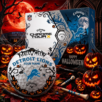 SIGNATURE NFL X DET PERSONALIZED HALLOWEEN HAUNTED GOLF BALL – LIMITED EDITION