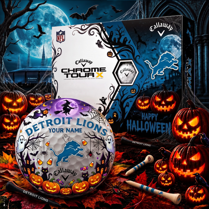 SIGNATURE NFL X DET PERSONALIZED HALLOWEEN HAUNTED GOLF BALL – LIMITED EDITION