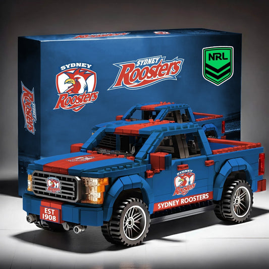SR x NRL 3D Racing Truck Model Building Block Set 2411 V1 NDT NHM