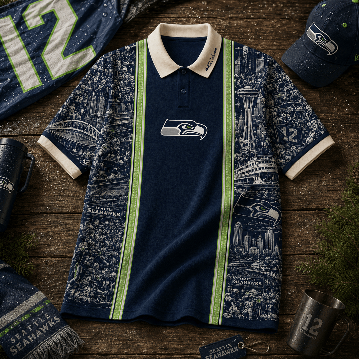SS_NFL Heritage Polo Shirt Gifts For Fan - Limited Edition