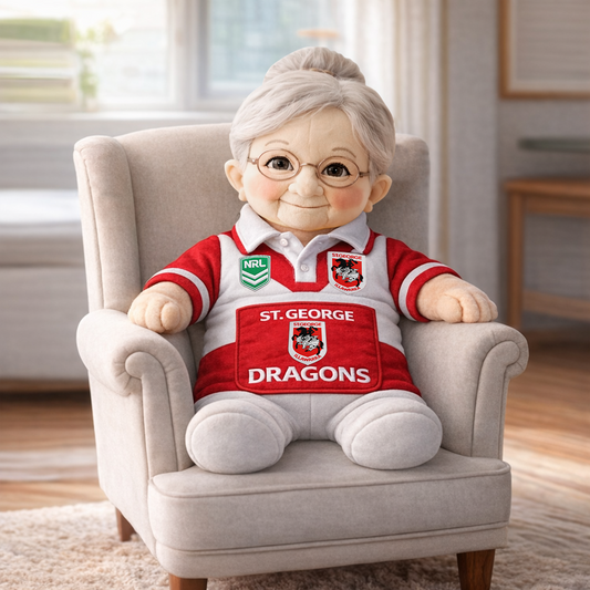 STG x NRL Grandma Plush Mascot 2003 DatND DVT