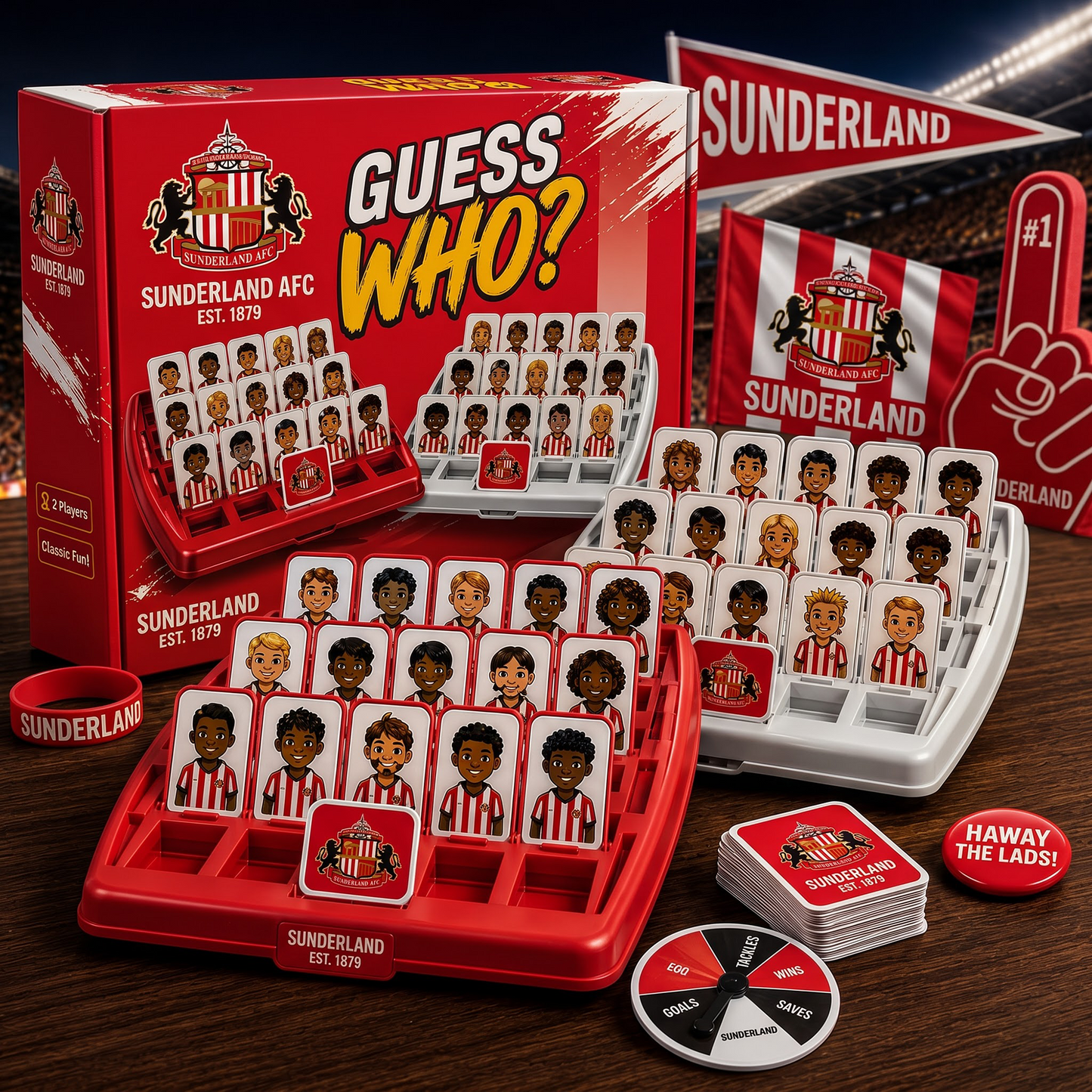 SUN X EPL ELITE FAN GUESS WHO BOARD GAME – COLLECTOR EDITION