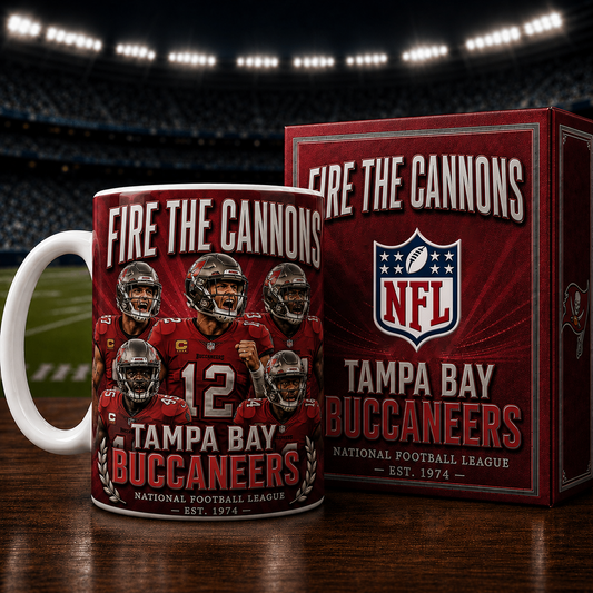 TB X NFL commemorative ceramic mug 2007