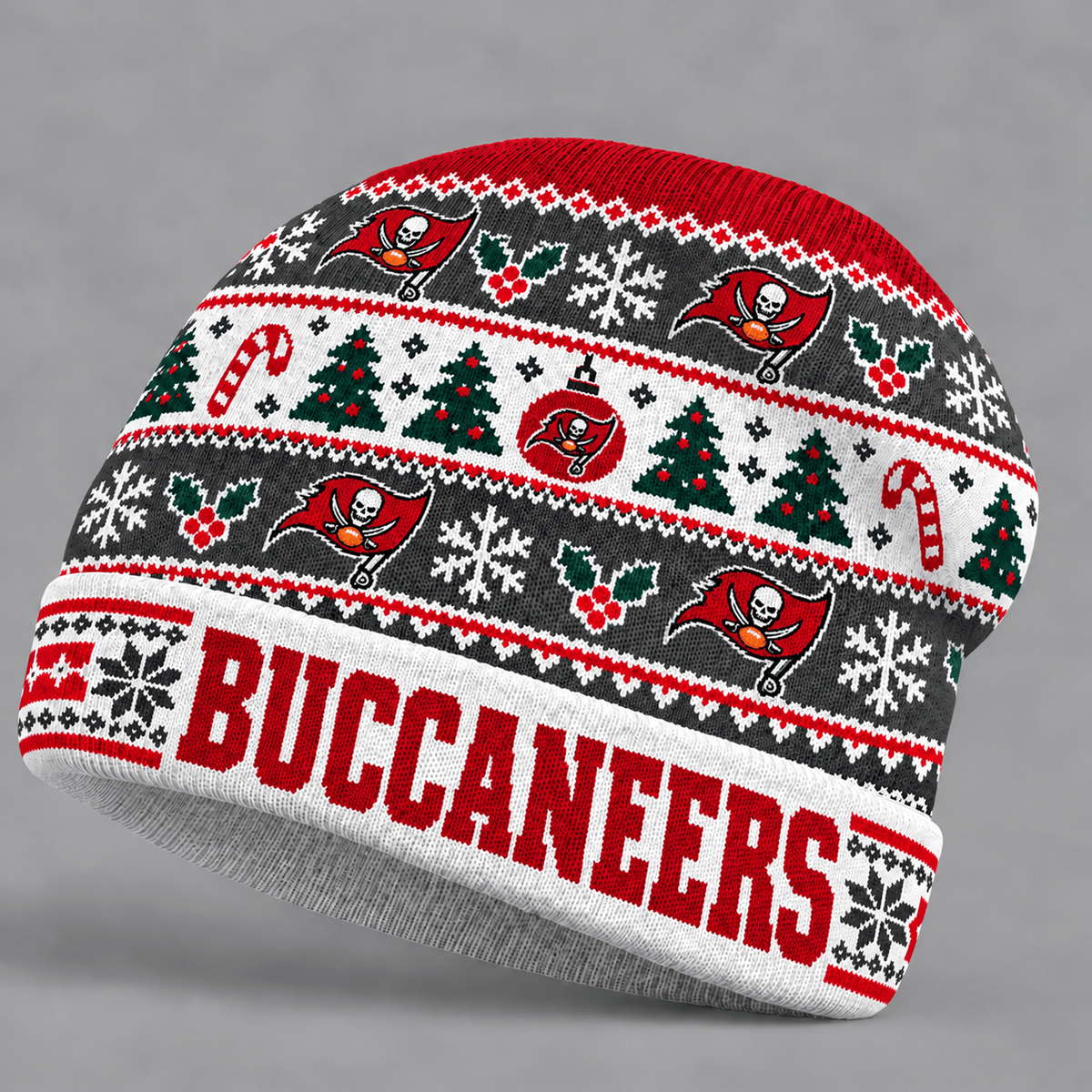 TB x NFL Christmas Game Day Beanie Hat