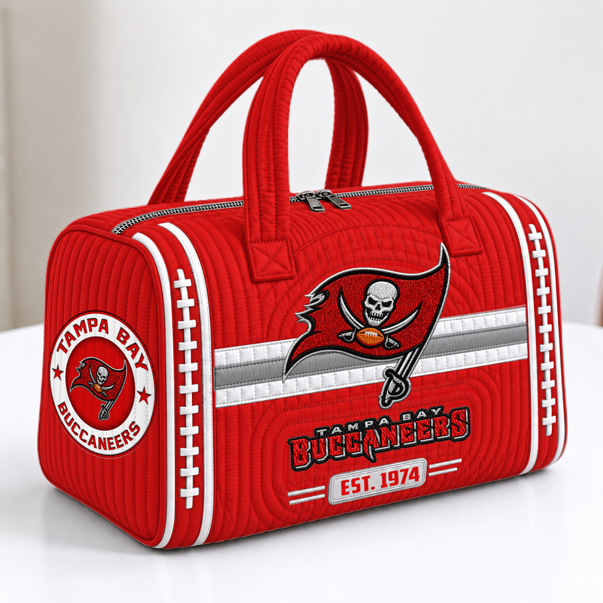 TB x NFL Quilted Luggage Travel Bag