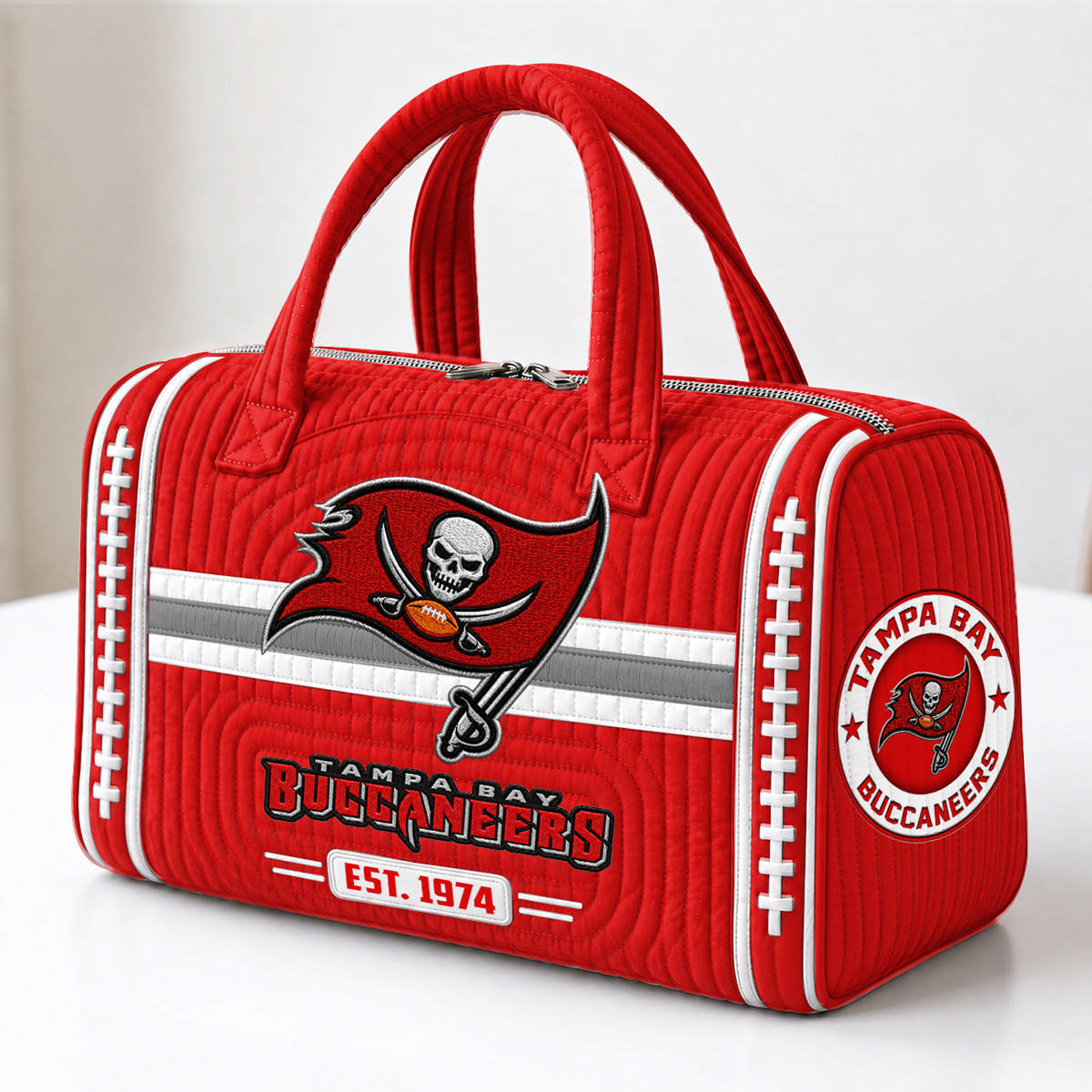 SF x NFL Quilted Luggage Travel Bag