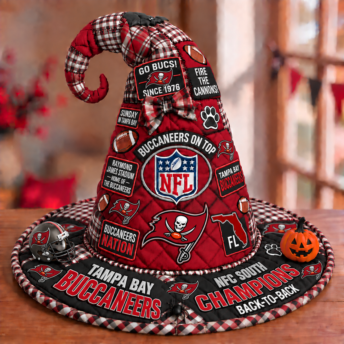 TB x NFL Quilted Witch Hat