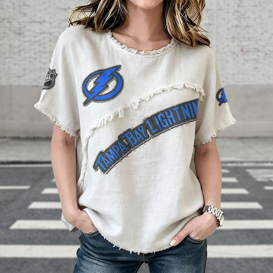 TBL x NHL Women’???s Vintage O-Neck 2905 DatND DVT